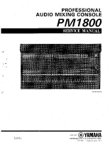Yamaha PM-1800 - Service Manual